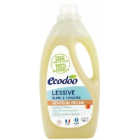 Lessive liquide Blanc et Couleurs senteur pêche 2L Ecodoo Lessives écologiques Entretien de la Maison Aromatic provence