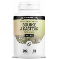 Bourse à pasteur 210mg 200 gélules Orgaliane GPH DIffusion règles normales Aromatic provence