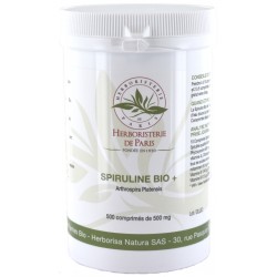 Spiruline bio + 500 comprimés de 500 mg Herboristerie de Paris