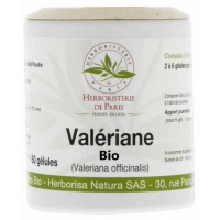 Valériane racine extrait bio 250mg 60 Gélules - Herboristerie de Paris extrait aqueux de valériane bio Aromatic provence