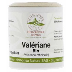 Valériane racine extrait bio 250mg 60 Gélules - Herboristerie de Paris