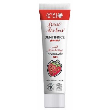 Dentifrice Enfant bio Fraise des Bois 75ml Cé'Bio