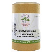 Acide hyaluronique Vitamine C 60 gélules Herboristerie de Paris hyaluronate de sodium Aromatic provence