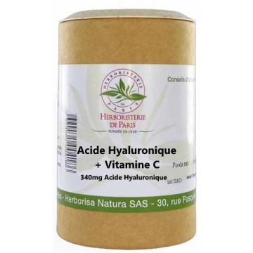 Acide hyaluronique + vitamine C 60 gélules Herboristerie de Paris