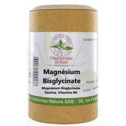 Magnésium Bisglycinate taurine vitamine B6 120 gélules Herboristerie de Paris