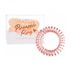 Set de 3 élastiques Pineapple ring pink  - Les Secrets De Loly