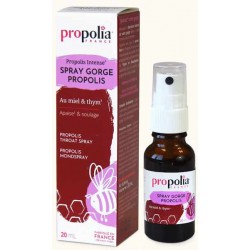 Spray Gorge Propolis Miel Thym Flacon de 20ml Propolia