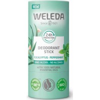 Déodorant solide 24H Eucalyptus Menthe poivrée 50gr Weleda deo stick eucalyptus peppermint Aromatic provence