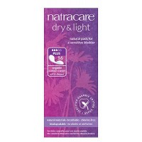 Serviettes incontinence légère Dry and Light Plus x16 Natracare fuite urinaire légère Aromatic provence