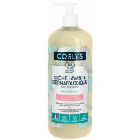 Crème lavante dermatologique liquide soin surgras 1 Litre Coslys peau réactive à tendance atopique Aromatic provence