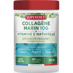 Collagène Marin 10g - Vitamine C poudre 210g Super Diet