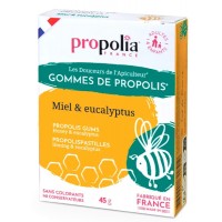 Gommes de Propolis Miel et Eucalyptus 45g Propolia bonbons propolis Aromatic provence