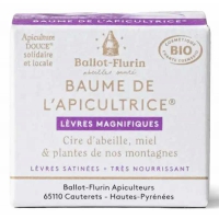 Baume de l'Apicultrice Lèvres magnifiques 15ml Ballot-Flurin  Soins des lèvres bio Soins du visage bio Aromatic provence