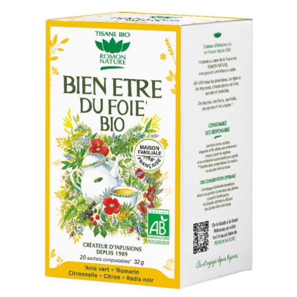 Tisane Nettoyage du Foie Bio - Sachet 150g - Herboristerie du