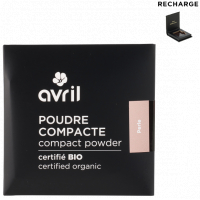 Poudre compacte Perle 11g Avril cosmétique recharge pour peaux claires Aromatic provence