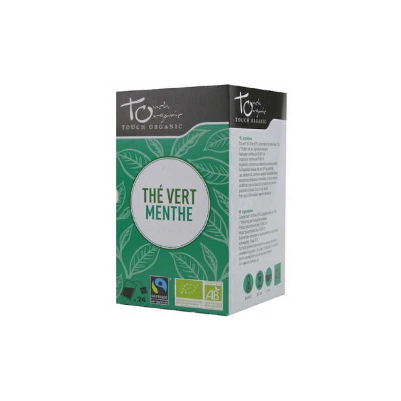 Thé Vert Menthe Bio - Boite de 20 infusettes (*)