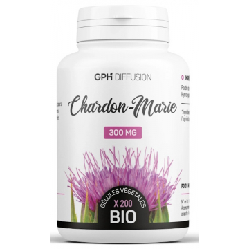 Chardon Marie Bio 200 gélules de 300mg GPH Diffusion